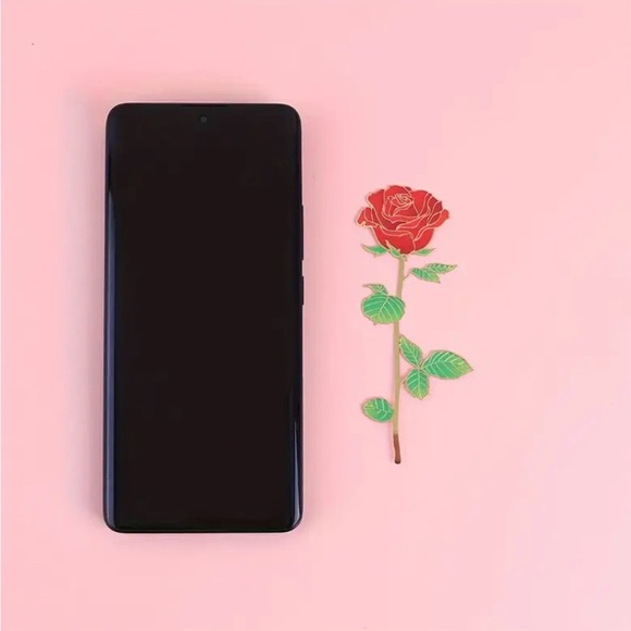 Metal Red Rose Bookmarks for the avid readers and a great gift 4.2in x 1.4in - Picture 2 of 6